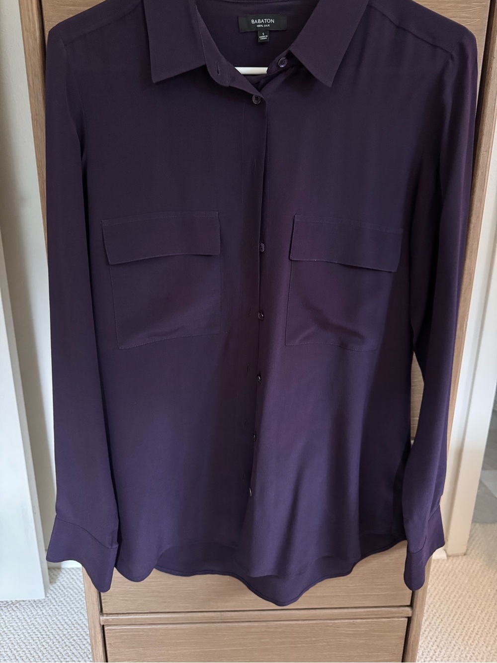 Aritzia (Babaton) Silk Button Down
